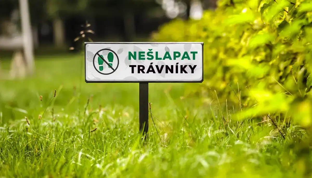 Informační cedule – čistá ekologie!