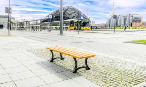 Lavička Lodž bez opěradla