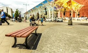 Lavička Lodž bez opěradla