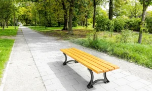 Lavička Lodž bez opěradla