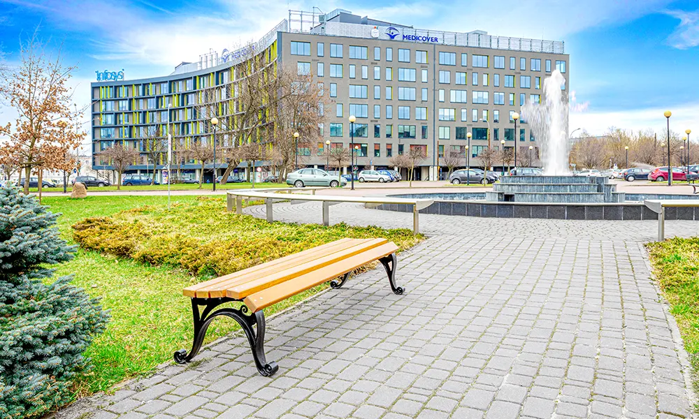 Lavička Vídeňská bez opěradla