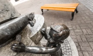 Lavička Vídeňská bez opěradla