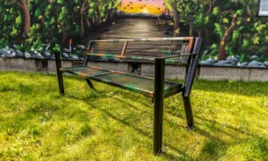 Lavička Gladiátor Solid s loketní opěrkou