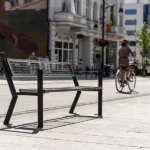 Lavička Gladiátor Solid s loketní opěrkou