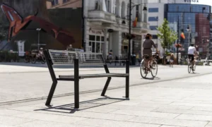 Lavička Gladiátor Solid s loketní opěrkou