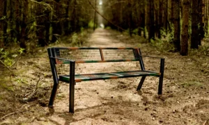 Lavička Gladiátor Solid s loketní opěrkou