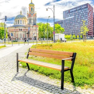 Lavička Gladiátor s loketní opěrkou