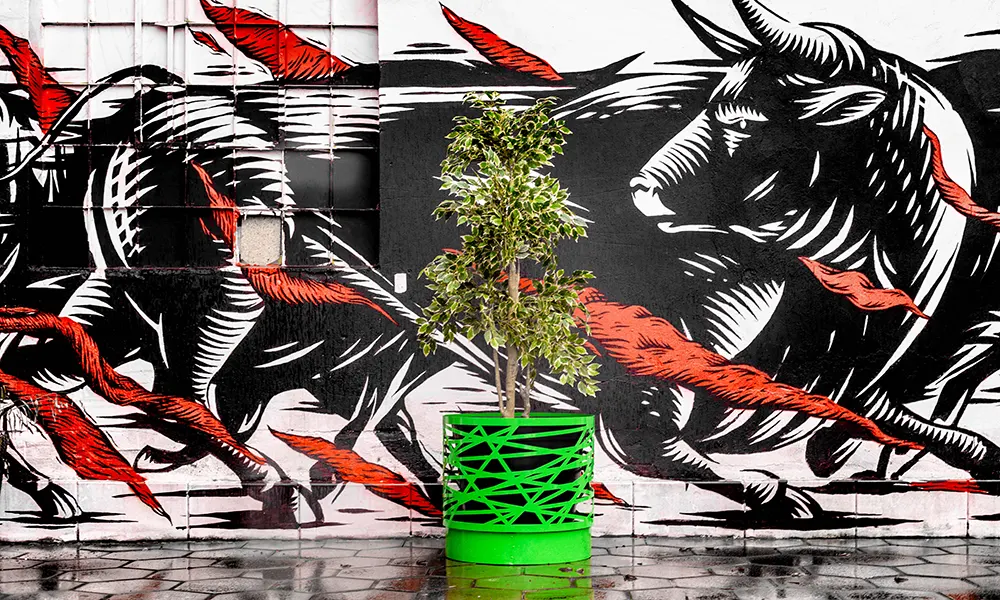 Městský květináč Ostrava 80l