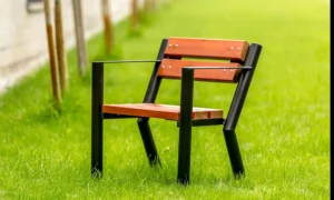 Parková židle Gladiator s loketní opěrkou