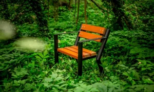 Parková židle Gladiator s loketní opěrkou