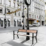 Lavička Gladiator WPC s loketní opěrkou