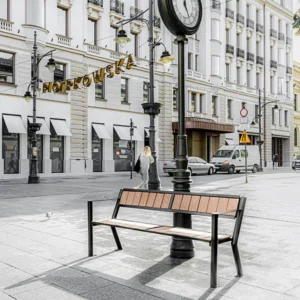 Lavička Gladiator WPC s loketní opěrkou