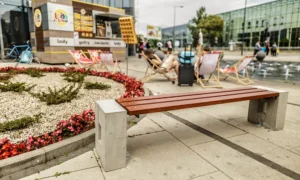 Lavička Roma bez opěradla