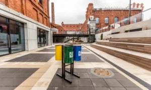 Odpadkový koš na tříděný odpad Koniczyna