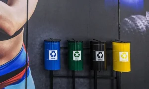 Odpadkový koš na tříděný odpad Tulipan