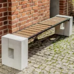 Lavička Roma WPC bez opěradla