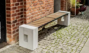 Lavička Roma WPC bez opěradla