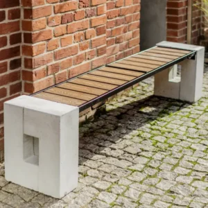 Lavička Roma WPC bez opěradla