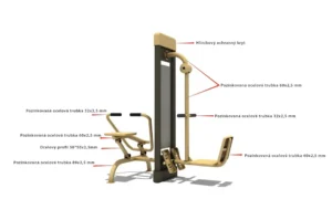 Veslovací trenažér a posilovač nohou JW 07 – JW 08