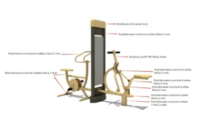 Cyklotrenažér a jezdecký trenažér JW 09 – JW 10