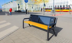 Solární lavička Helios