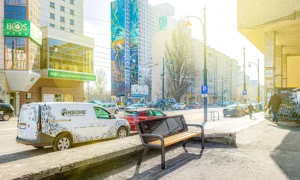 Solární lavička Helios