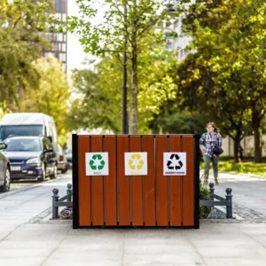 Odpadkový koš na tříděný odpad Aster