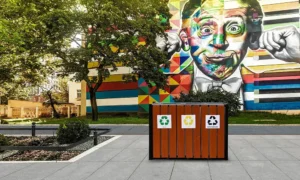 Odpadkový koš na tříděný odpad Aster