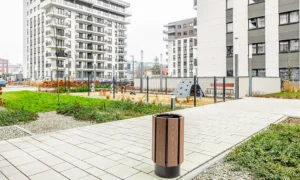 Odpadkový koš Atény WPC