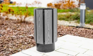 Odpadkový koš Atény WPC