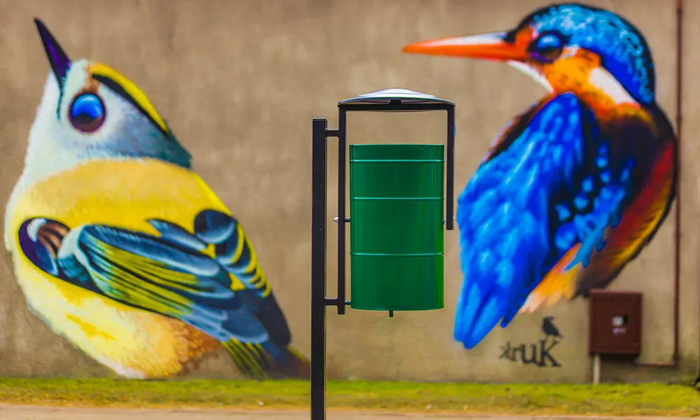 Odpadkový koš Městský