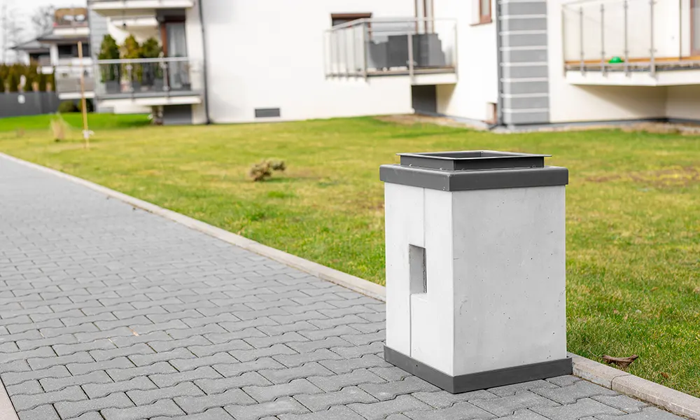 Odpadkový Koš Roma s obručí