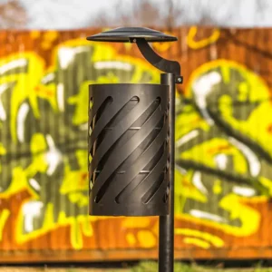 Odpadkový koš Sofia Bis se stříškou