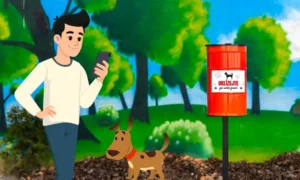 Koš na psí exkrementy Tobi - Obrázek 2