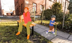 Lavička Gladiátor bez opěradla - Obrázek 2