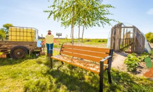 Lavička Gladiator BIS s opěrkou - Obrázek 2