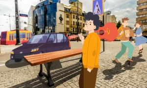 Lavička Lodž bez opěradla - Obrázek 2