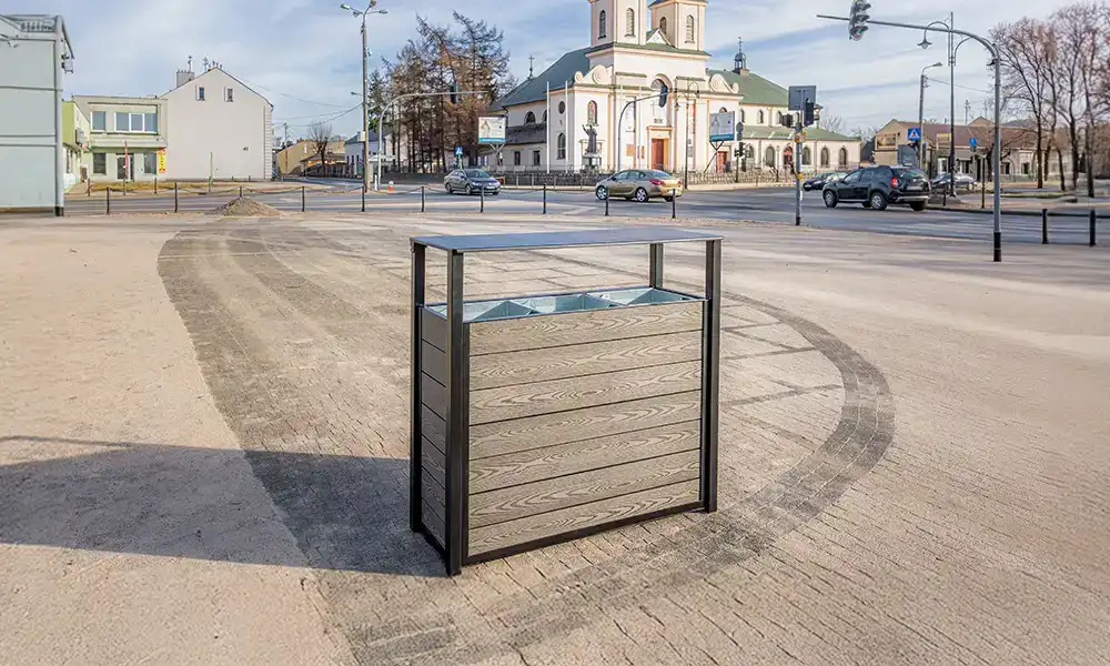 Koš na tříděný odpad Narcyz WPC